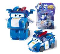 Super Wings Transforming aeroplano Lucie, altezza circa 12,7 cm, Figura d'azione 2 in 1, aeroplano giocattolo e figura robotica per bambini e bambine a partire da 3 anni