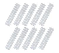 Super Wraps per esche da pesca alla carpa, 10 tubi termorestringenti trasparenti per mangiatoie, manicotti di protezione in PVC anti-morso per gamberetti e granchi, design perforato ultra trasparente