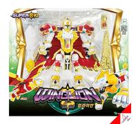 SUPER10 WINGLION Double Dragon Transformer Robot Action Toy Super Ten WING LION