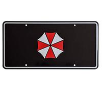 Super6props Resident Evil Umbrella Corporation. Targa di immatricolazione in Alluminio Replica Resil Evil Umbrella Corporation 300 mm x 150 mm
