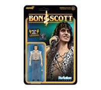 Super7 Action figure Bon Scott ReAction Wave 02 stampa leopardata 10 cm
