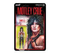 Super7, Action figure di Tommy Lee dei Motley Crue (Shout at the devil), 9,5 cm, con accessori; un oggetto da collezione heavy metal e giocattolo retrò