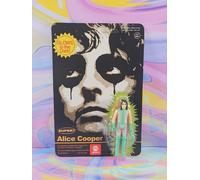 Super7 Alice Cooper ReAction Figure 3,75"" Glow-in-the-Dark nuovo/sigillato