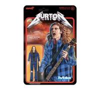 Super7 Cliff Burton Reaction Figures - Action Figure di Cliff Burton (camicia di flanella)