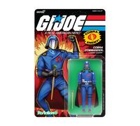 Super7 G.I. Joe Reaction+ Wave 06 - Cobra Commander (Movie, Black Cape) Action F