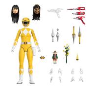 Super7 Mighty Morphin Power Rangers Ultimates Action Figura Di Yellow Ranger 18 Cm