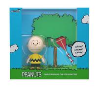 Super7 Peanuts Reaction Figures - Charlie Brown e l'albero che mangia aquilone (scatola Diorama) Action Figure
