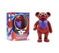 Super7 Reaction Figure - Grateful Dead - Wave 2 Boxed - Dancing Bear Stealie Red, 3.75-Inch (RE-GDEDW02-DBI-02)