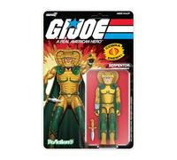 Super7 Reaction+ G.I. Joe Serpentor (cartone animato) - Action figure G.I. Joe da 9,5 cm con accessorio classico cartone animato da collezione e giocattoli retrò