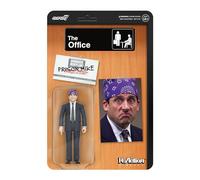 Super7 The Office Michael Scott (Prison Mike) - Statuetta incernierata da collezione, ispirata alla classica serie TV, 9,5 cm