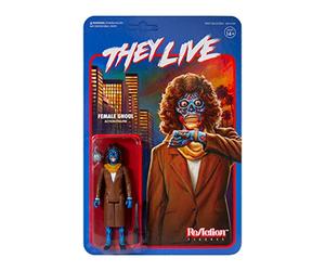 SUPER7 They Live Female Ghoul - Figura d'azione They Live da 9,5 cm con accessori, classici horror da collezione e giocattoli retrò