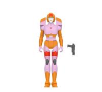 Super7 Transformers Reaction Figures Wave 08 - Action Figure Arcee (rosa e arancione)