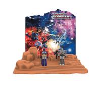 Super7 Transformers The Ark Playset with Optimus Prime and Megatron Reaction Fig