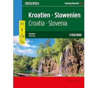 SUPERATLAS CROATIA - SLOVENIA: Straßenatlas mit Spiralbindung: HS SP
