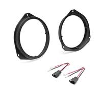 Superauto hi-fi Kit Installazione Coppia Supporti Altoparlanti Casse Adattatori Anteriori Diametro 165 mm e adattatore Cavi Compatibile con Fiat, Alfa Romeo, Opel