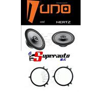 Superauto-hifi Hertz LINEA UNO Altoparlanti coassiali da 165 mm X165 (220 W) + supporti casse Compatibile con AUDI A3 - A4 - A6 >’01 - TT Posteriore 165 cm