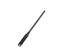 Superbat Antenna radio CB telescopica palmare BNC Dual Band VHF/UHF a 6 sezioni allungabile da 28,5 cm a 1,08 m antenna portatile per radio ICOM V8 V80 V80E V82 V85 F3S HT-66