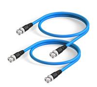 Superbat Cavo SDI 3G/6G/12G 1m Cavo Audio Digitale BNC Maschio a Maschio Belden 1694A 75 Ohm per Telecamere e Attrezzature Video, Supporta HD-SDI/3G-SDI/4K/8K(2 pezzi)