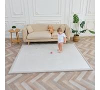 SUPERBE BEBE - Tappeto Gioco per Bambini 150 × 200 × 2,5 cm - Spesso e Antiurto - Schiuma Memory Non Tossica Oeko-Tex - Tappeto per Cameretta e Stanza Giochi - Design Elegante