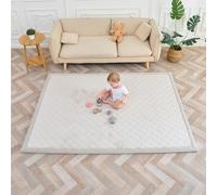SUPERBE BEBE - Tappeto Gioco per Bambini 150 × 200 × 2,5 cm - Spesso e Antiurto - Schiuma Memory Non Tossica Oeko-Tex - Tappeto per Cameretta e Stanza Giochi - Design Elegante