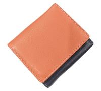 Superbia Portafoglio piccolo in pelle PU, multicolore, con 8 scomparti, chiusura a bottone, 10 x 10 x 2,5 cm, Rosa-lilla, moderno