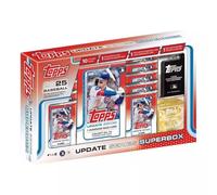 Superbox di carte collezionabili Topps MLB 2025 della serie Aggiornamento Baseball