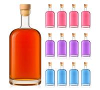 SUPERBUTELKI.PL Bottiglie da riempire 700 ml - bottiglie di liquore da riempire bottiglie di vetro - bottiglie di vetro con tappo a vite 40x