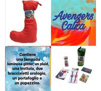 SUPERCALZA CON REGALI AVENGERS calza della befana EPIFANIA supereroi