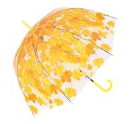 Supercap Ombrello trasparente antivento a bolla, ombrello trasparente antipioggia con apertura automatica, per adulti ragazzi e ragazze, protezione leggera da vento e pioggia, baldacchino a cupola