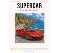 Supercar Coloring Book: 40 Detailed Designs for Adults and Car Lovers (Throttle & Ink USA)