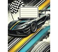 Supercar Composition Journal - 110 Wide-Ruled Pages, 7.5 x 9.25 Inches, Durable Matte Cover - Ideal for Students, Creative Writing, and Aspiring Young Drivers: Ignite Passion for Excellence - Perfect for Practicing Handwriting, Brainstorming Stories