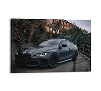 Supercar Poster Bmw G82 M4 Competition Performance Car Poster decorativo su tela da parete e stampa artistica moderna per la camera da letto, 30 x 45 cm