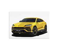 Supercar Poster per Lamborghini Urus SUV Auto da corsa Sport Poster Pittura Decorativa su Tela Stampa artistica Moderna Camera da Letto per Famiglia 40 x 60 cm