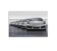 Supercar Poster Porsche 911 & Porsche 992 Performance Sports Car Poster decorativo su tela da parete e stampa artistica moderna per camera da letto, 60 x 90 cm