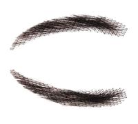 Supercilia - Set finto per cosplay, traspirante, capelli umani per costumi