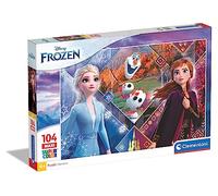 Supercolor Puzzle - Disney Frozen 2-104 maxi pezzi, puzzle bambini