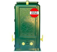 Supercomp Compostiera 350Lt, Protezione Totale Anti-Roditori e Topi, Senza Cattivi Odori e rivoltamento compost, Aerazione Verticale, Resistente ai Raggi UV e al Gelo, Piano Base Incl.