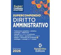 Supercompendio di diritto amministrativo 2026