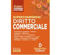 Supercompendio di diritto commerciale 2026. Nuova ediz. - [Neldiritto.it]