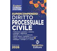 Supercompendio di diritto processuale civile 2026 - 2026 - Neldir