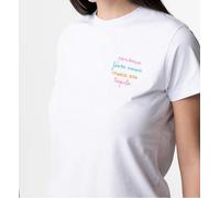 SUPERCULTURE T SHIRT PENSAVO FOSSE AMORE- BIANCO- AW2017-BCO