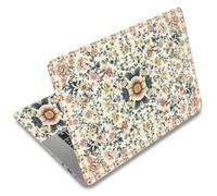 SUPERDANT 3 pellicole autoadesive per computer portatile, 38 x 27 cm, rimovibili, riutilizzabili, in PVC, con tavola in legno, per scuola, università, lavoro, ufficio, uso personalizzato, per laptop