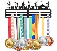 SUPERDANT Appendiabiti per Medaglie da Ginnastica Porta Medaglie da Ginnastica con 12 Linee Espositori per Premi in Acciaio Robusto Espositori per Medaglie A Parete per Medaglie con Cordino Nastro