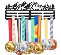 SUPERDANT Appendiabiti per Medaglie della Foresta di Espositore per Medaglia da Parete Sportivo per 60+ Porta Medaglie Appeso Espositore Premi Porta Nastro Sportivo Appeso A Parete