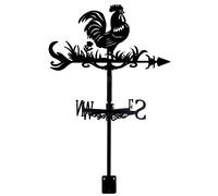 SUPERDANT Banderuola Segnavento Ge Pollo Segnavento da Metallo Banderuola In Ferro Banderuola da Metallo di Direzione per Giardino Pensile Decorazione per Esterni Fattoria Strumento di Misurazione