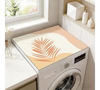 SUPERDANT Copri Lavatrice 1 Pezzo 60x50 cm Top Protettivo Impermeabile Tagliabile Stampa Piante Copripolvere Decorativo Per Lavatrici a Carico Dall Alto