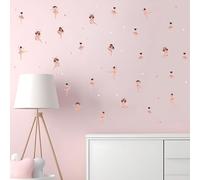 SUPERDANT Graz Design - Adesivo da parete per bambina, con farfalla, autoadesivo, in PVC, decorazione per la camera da letto, decorazione per la casa