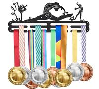 SUPERDANT Medaglia di Ginnastica Gancio Display Mandala Design Rack da Parete Cornice Scaffale Premi Nastro Ginnastica Ritmica Porto Espositore può Sopportare 10-15 kg Regalo per Gli Atleti