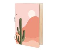 SUPERDANT Organizzatore per Biglietti D'Auguri con Scena Bohémien Stile Boho Diario per Matrimonio Porta Biglietti con Foglie Verdi Porta Biglietti In Legno con Foglie Sfuse e 2 anello