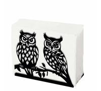 SUPERDANT Portatovaglioli Gufo per Tavoli Porta Tovaglioli di Carta In Piedi A Forma di Gufo In Ferro per Cucina Sala Da Pranzo Cocktail Picnic Porta Posta In Metallo